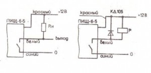 Схема подключения преобразователя ПИЩ-6-5